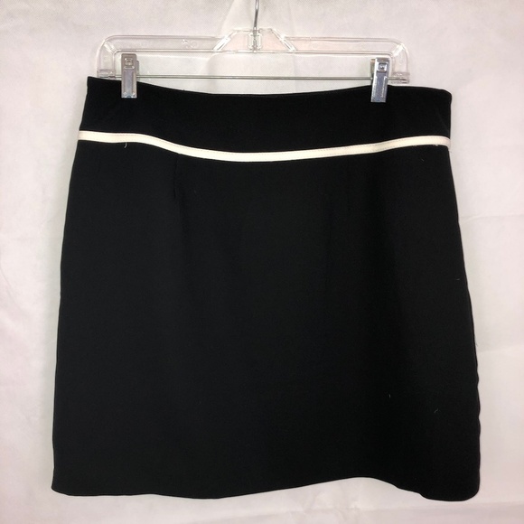 Michele Cute Black & White Skirt Sz 12 - Picture 2 of 3